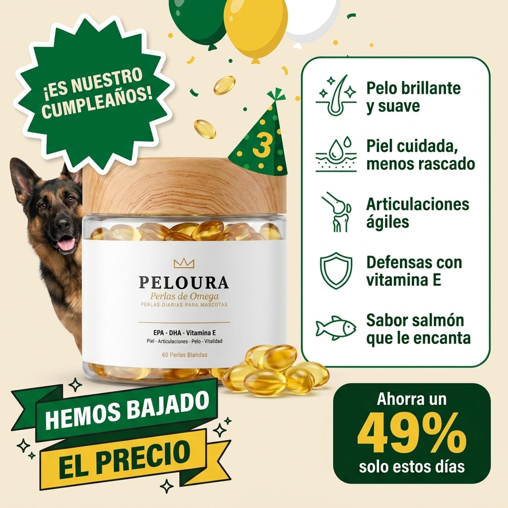 Peloura Omega 3 para Perros
